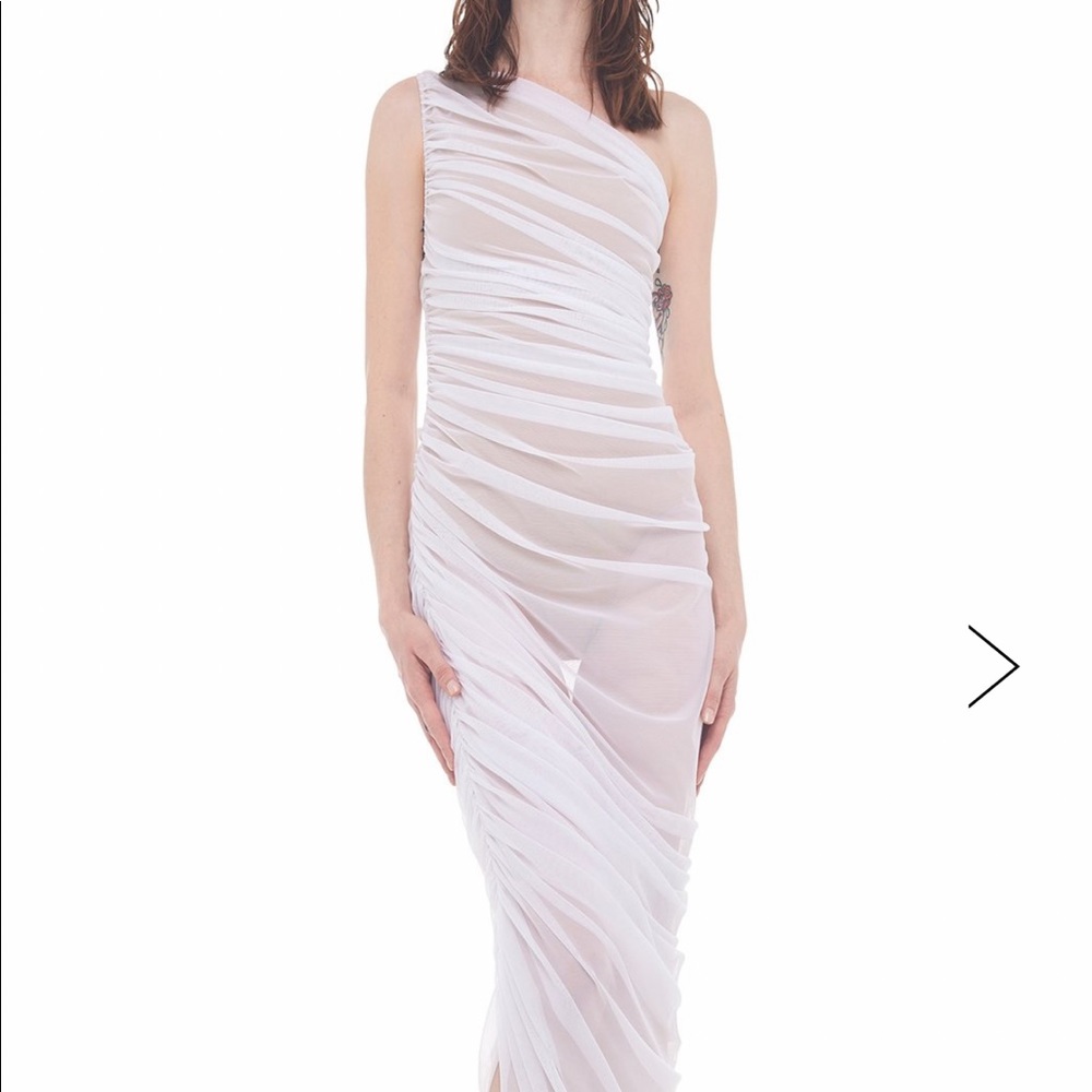 Norma Kamali Diana Gown mesh